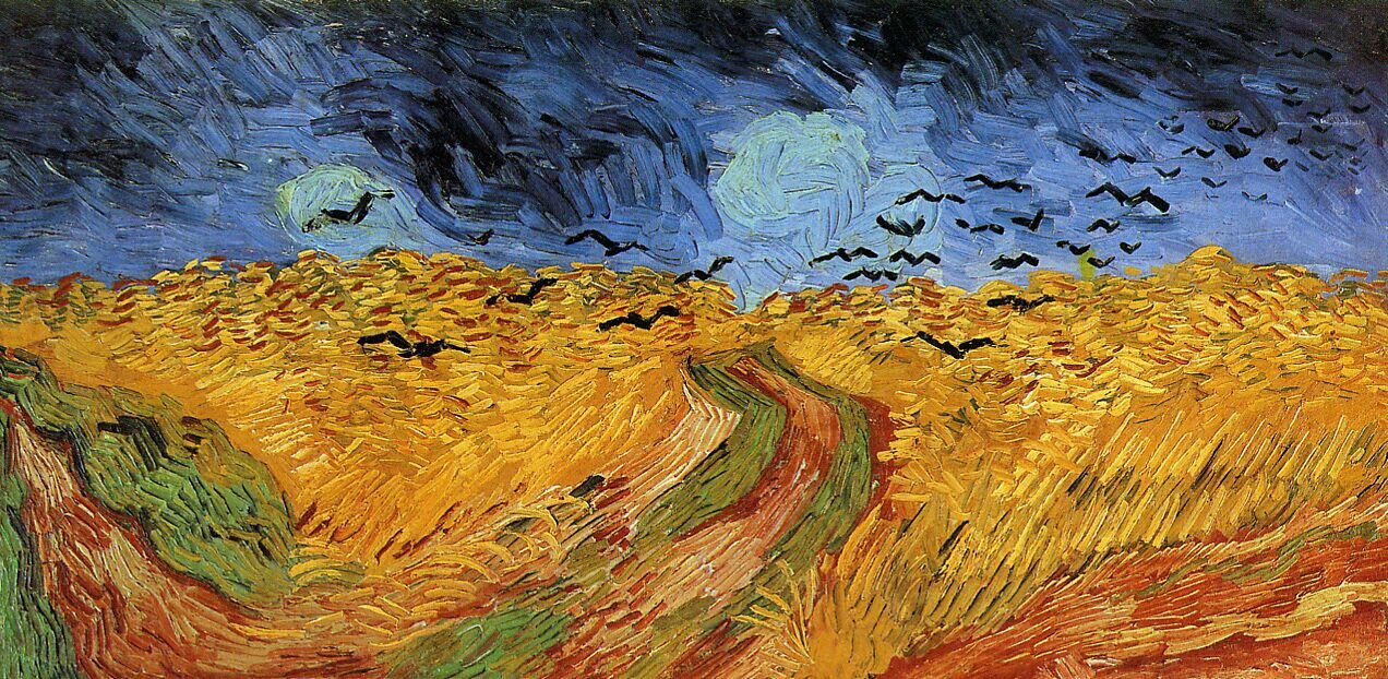 Ван Гог Пшеничное поле с воронами 